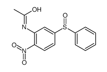 N-[5-(benzenesulfinyl)-2-nitrophenyl]acetamide