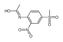 N-(4-methylsulfonyl-2-nitrophenyl)acetamide