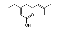 3-ethyl-7-methylocta-2,6-dienoic acid