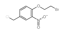 1-(2-bromoethoxy)-4-(chloromethyl)-2-nitrobenzene