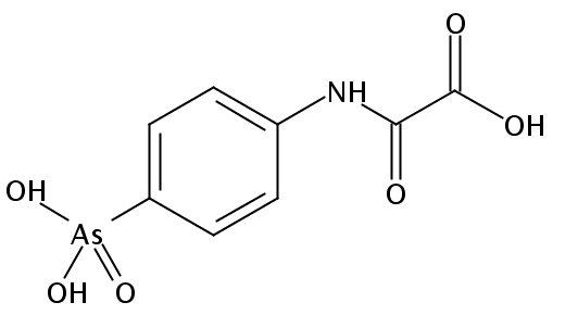 2-(4-arsonoanilino)-2-oxoacetic acid