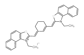 1-ethyl-2-[[3-[(1-ethylbenzo[e][1,3]benzothiazol-1-ium-2-yl)methylidene]cyclohexen-1-yl]methylidene]benzo[e][1,3]benzothiazole,iodide