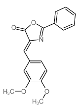 4-[(3,4-dimethoxyphenyl)methylidene]-2-phenyl-1,3-oxazol-5-one