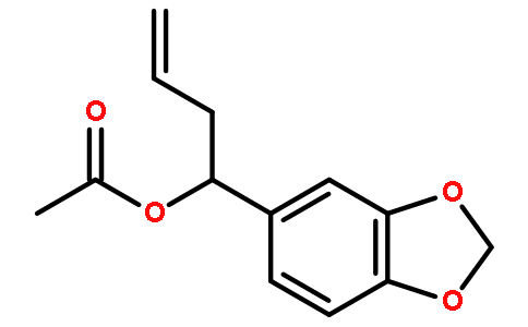 1-(1,3-benzodioxol-5-yl)but-3-enyl acetate