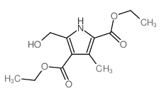 diethyl 5-(hydroxymethyl)-3-methyl-1H-pyrrole-2,4-dicarboxylate