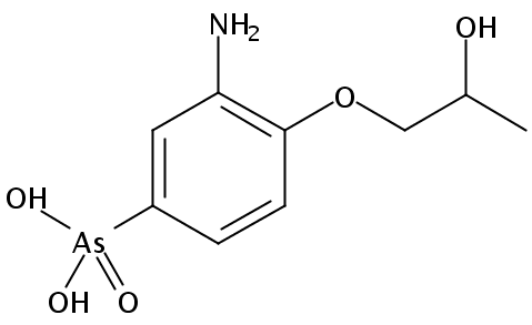 [3-氨基-4-(2-羟基丙氧基)苯基]砷酸
