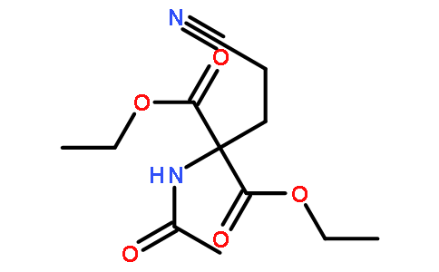 diethyl 2-acetamido-2-(2-cyanoethyl)propanedioate
