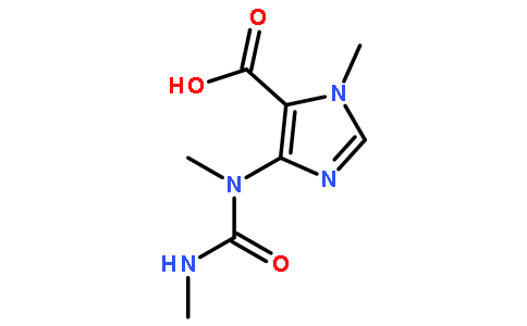 1-甲基-4-[甲基[(甲基氨基)羰基]氨基]-1H-咪唑-5-羧酸