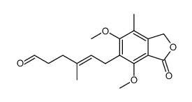 (E)-6-(4,6-dimethoxy-7-methyl-3-oxo-1,3-dihydroisobenzofuran-5-yl)-4-methylhex-4-enal