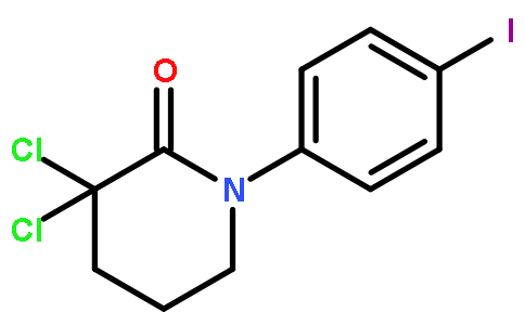 3,3-二氯-1-(4-碘苯基)哌啶-2-酮