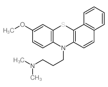 3-(10-methoxybenzo[c]phenothiazin-7-yl)-N,N-dimethylpropan-1-amine