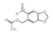 (6-nitro-1,3-benzodioxol-5-yl)methyl acetate