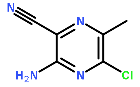 3-氨基-5-氯-6-甲基-2-吡嗪甲腈