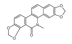 13-methyl-(1,3)Benzodioxolo(5,6-C)-1,3-dioxolo(4,5-I)phenanthridin-14(13H)-one