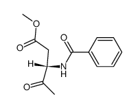 methyl 3-(benzoylamino)-4-oxovalerate