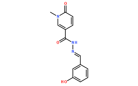 N-[(E)-(3-hydroxyphenyl)methylideneamino]-1-methyl-6-oxopyridine-3-carboxamide