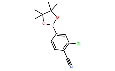 2-氯-4-(4,4,5,5-四甲基-1,3,2-二噁硼烷-2-基)苯甲腈
