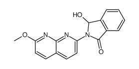 3-hydroxy-2-(7-methoxy-[1,8]naphthyridin-2-yl)-2,3-dihydro-isoindol-1-one
