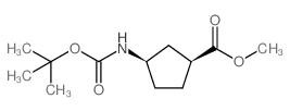 (1S,3R)-Methyl 3-[(tert-butoxycarbonyl)-amino]cyclopentanecarboxylate