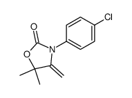 3-(4-chloro-phenyl)-5,5-dimethyl-4-methylene-oxazolidin-2-one