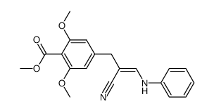methyl 4-(3-anilino-2-cyanoallyl)-2,6-dimethoxybenzoate