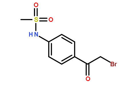 N-[4-(2-溴乙酰基)苯基]甲烷磺酰胺