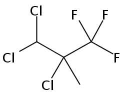 2,3,3-trichloro-1,1,1-trifluoro-2-methylpropane