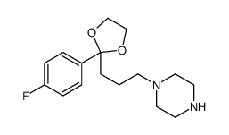 1-(3-[2-(4-氟苯基)-[1,3]二氧杂烷-2-基]丙基)哌嗪