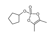 2-cyclopentyloxy-4,5-dimethyl-1,3,2λ5-dioxaphosphole 2-oxide