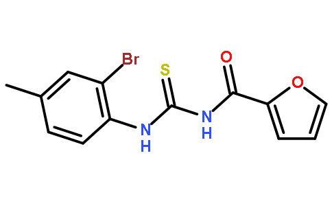 N-[(2-BROMO-4-METHYLPHENYL)CARBAMOTHIOYL]FURAN-2-CARBOXAMIDE