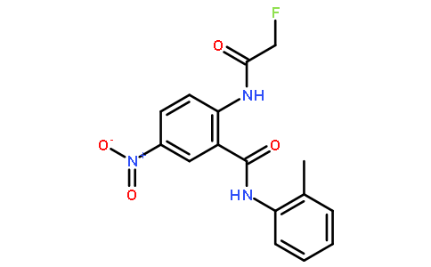 2-[(2-氟乙酰基)氨基]-N-(2-甲基苯基)-5-硝基-苯甲酰胺