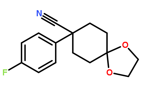 8-(4-氟-苯基)-1,4-二噁螺[4.5]癸烷-8-甲腈