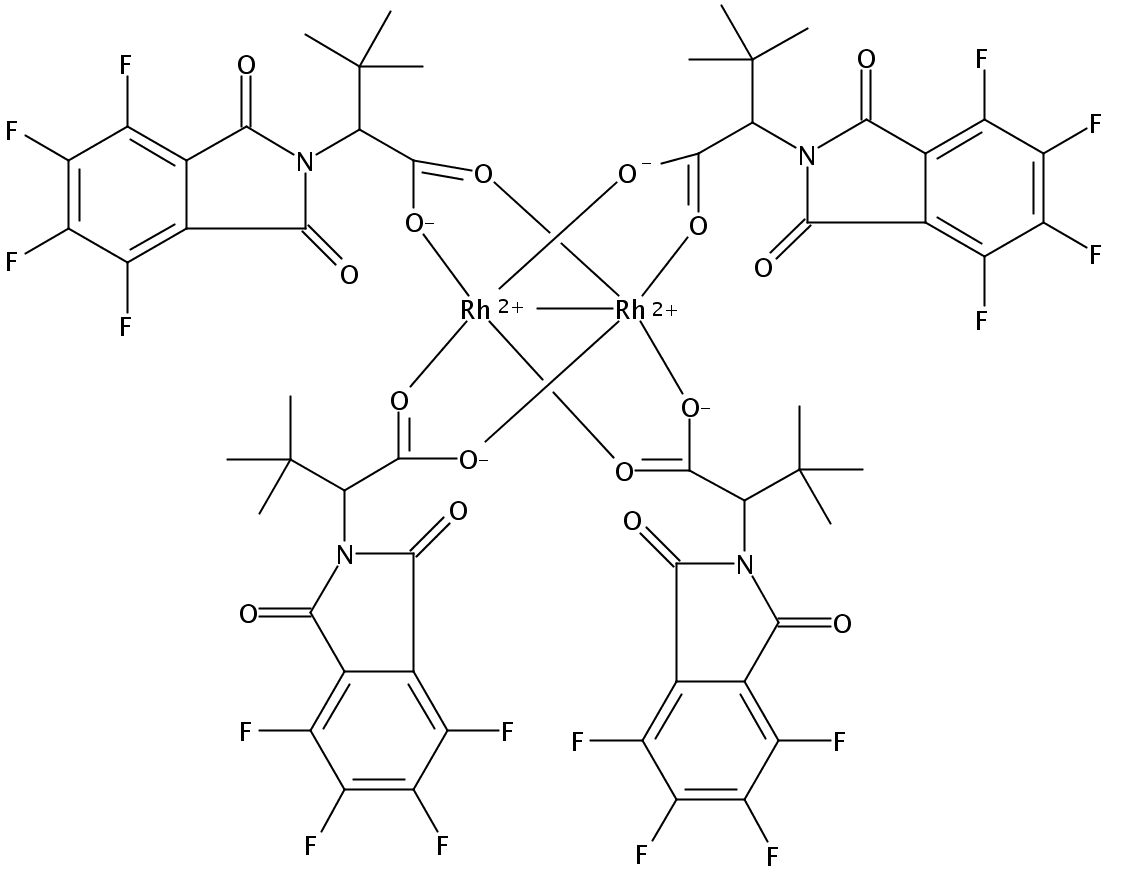 四[N-四氟邻苯二甲酰基-(S)-叔亮氨酸基]二铑双(乙酸乙酯)加合物