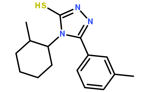 4-(2-甲基-环己基)-5-间甲苯基-4H-[1,2,4]三氮唑-3-硫醇