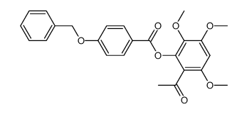2-(4'-benzyloxybenzoyloxy)-3,4,6-trimethoxyacetophenone