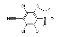 2,3,5,6-tetrachloro-4-propan-2-ylsulfonylbenzonitrile