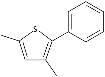 2,4-二甲基-5-苯基噻吩