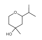 2-Isopopyl-4-methyl-tetrahydropyrane-4-ol