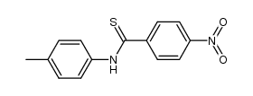N-(4-methylphenyl)-4-nitrothiobenzamide