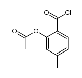 2-acetoxy-4-methyl-benzoyl chloride