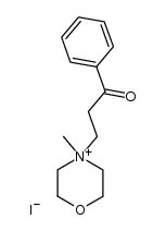 4-methyl-4-(3-oxo-3-phenyl-propyl)-morpholinium, iodide