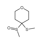 4-methylsulfinyl-4-methylthiotetrahydro-4-pyrane