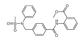 methyl 2-[[4-[(N-methylsulfonylanilino)methyl]benzoyl]amino]benzoate
