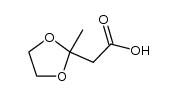 acide (methyl-2 dioxolanne-1,3 yl-2)-2 acetique