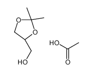 acetic acid,[(4R)-2,2-dimethyl-1,3-dioxolan-4-yl]methanol