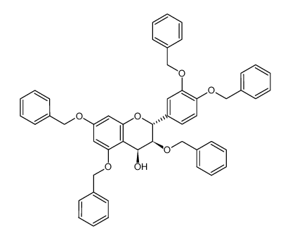 (+)-3',4',3,5,7-penta-O-benzyl-(4S)-hydroxycatechine