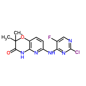 6 - [(2 - 氯-5 - 氟嘧啶-4 - 基)氨基] -2,2 - 二甲基-4H-吡啶并〔3,2-B] [1,4]恶嗪-3 - 酮