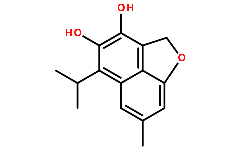 5-Isopropyl-7-methyl-2H-naphtho[1,8-bc]furan-3,4-diol