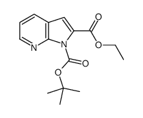2-Ethyl 1-(2-methyl-2-propanyl) 1H-pyrrolo[2,3-b]pyridine-1,2-dic arboxylate