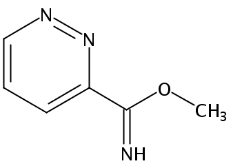 pyridazine-3-carboximidic acid methyl ester